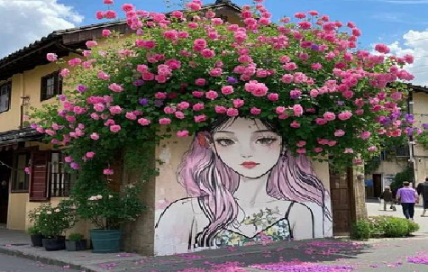 宾川怎么设计网红打卡墙绘