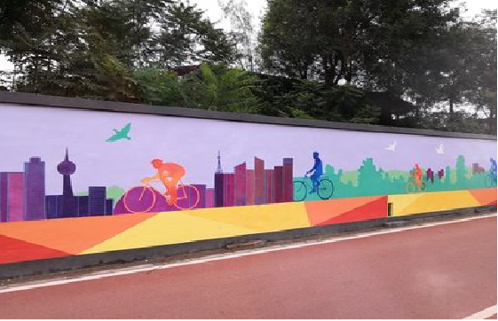 宾川墙体彩绘-围墙