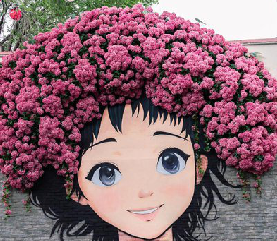 宾川墙体彩绘-网红墙打卡