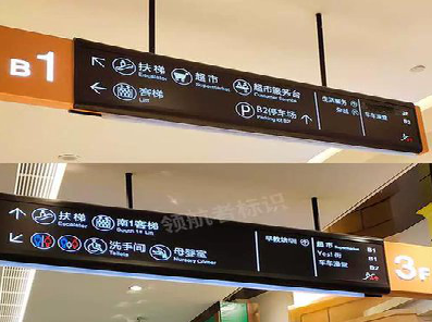 宾川如何通过商场标识牌引导客流分布?